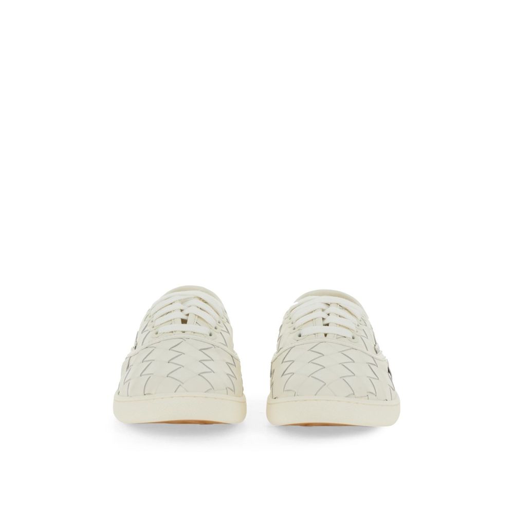 Bottega Veneta White Low Top Sneakers for Men side view