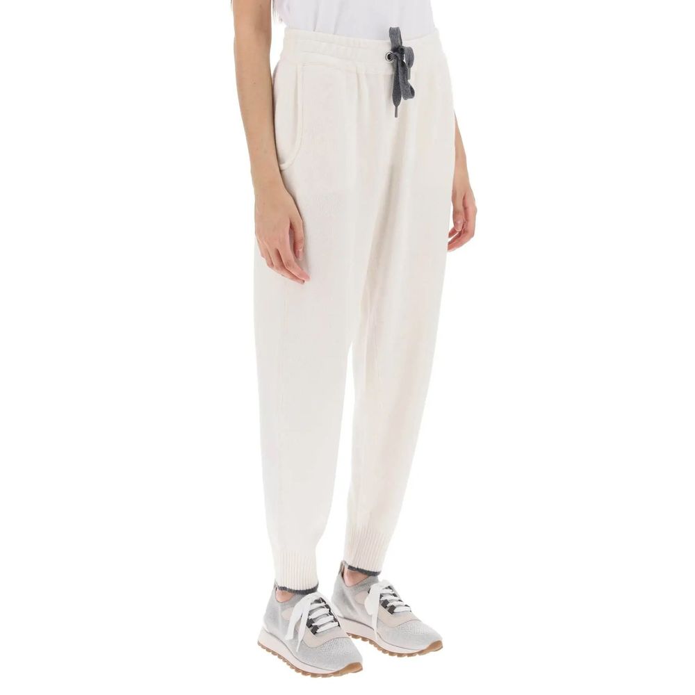 Brunello Cucinelli White Casual Pants for Women alternate view