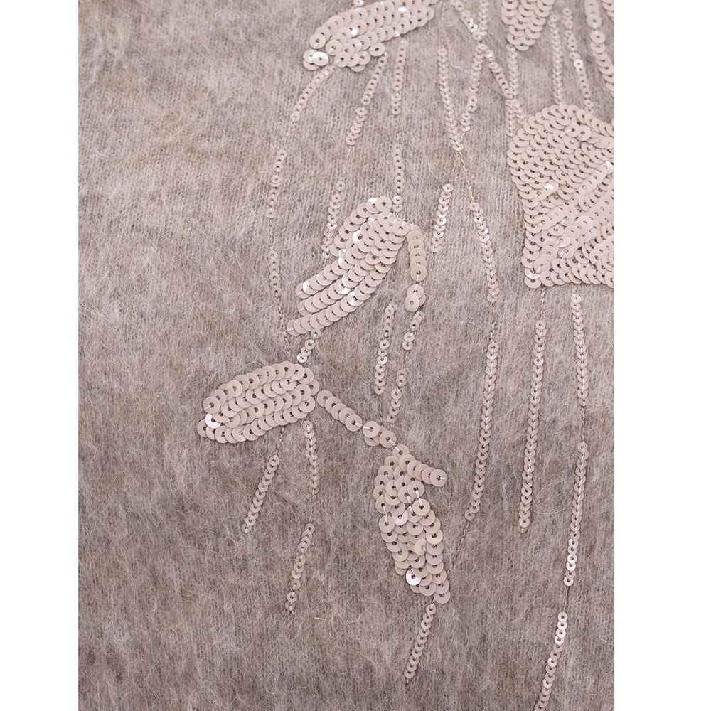 Brunello Cucinelli Beige Sweatshirt for Women detail view