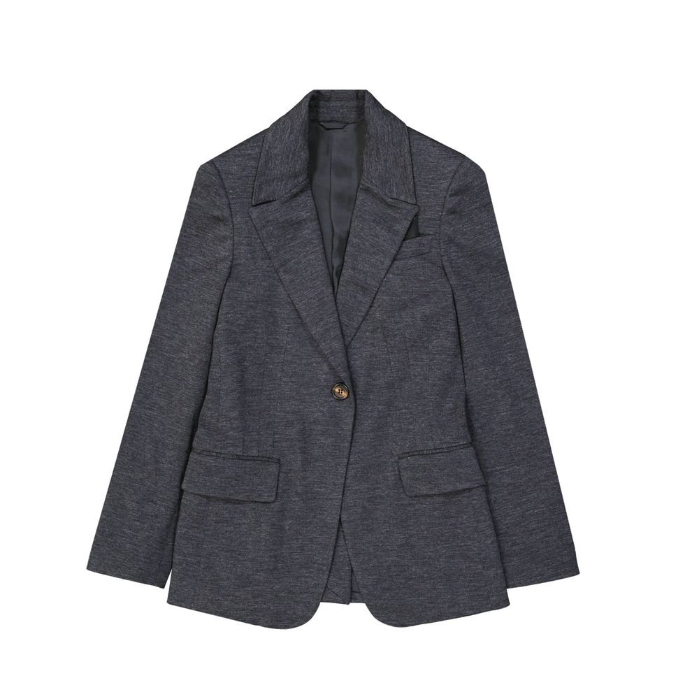 Brunello Cucinelli Grey Blazer for Women