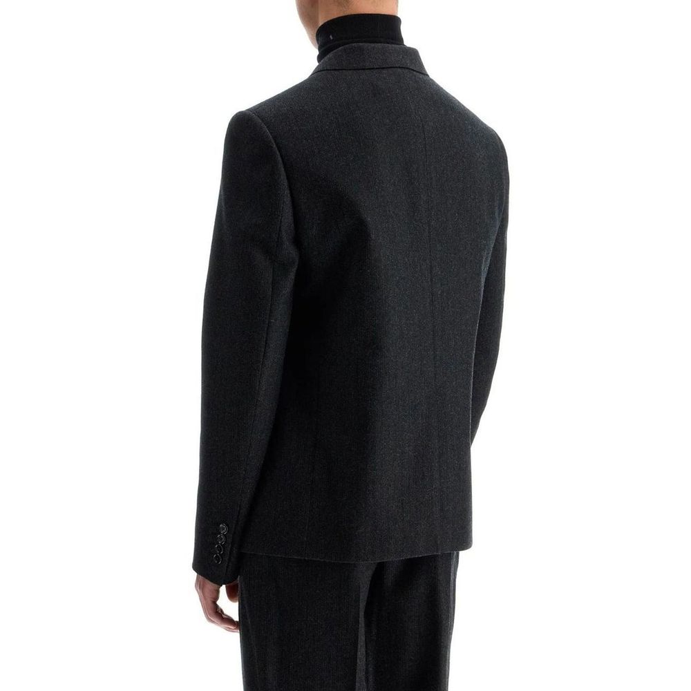 Blazer en laine gris Céline