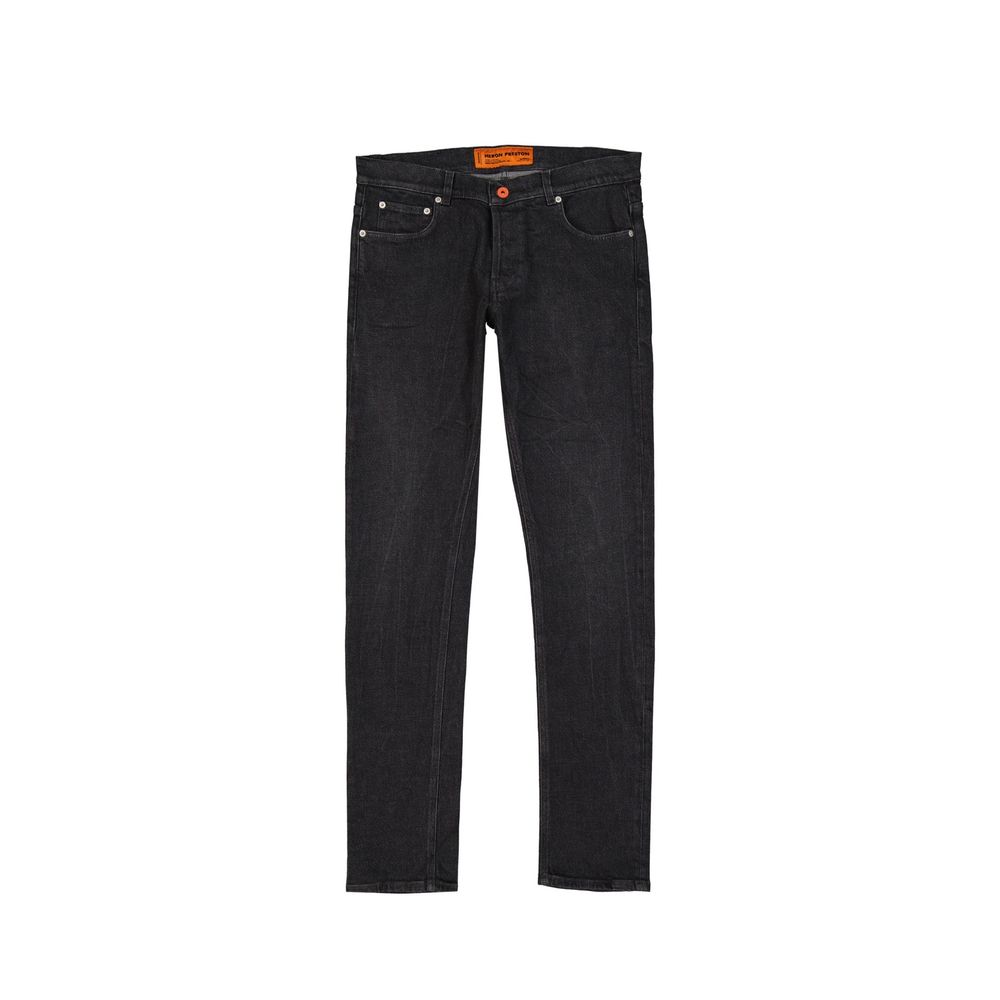 Jeans Heron Preston en coton noir coupe ajustée