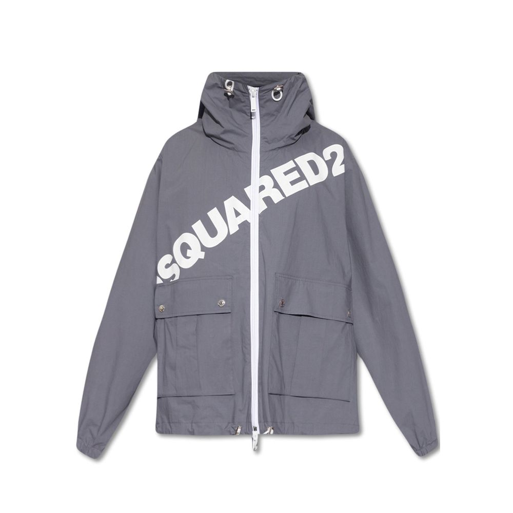 Blouson Dsquared² en coton gris