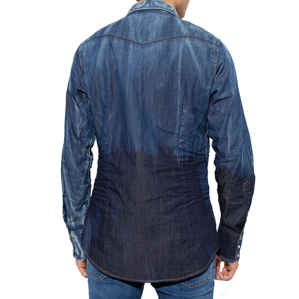 Chemise en jean Dsquared² bleue