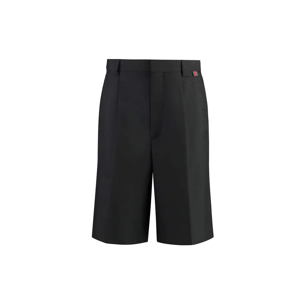 Shorts Bermudas Gucci Noir en Polyester