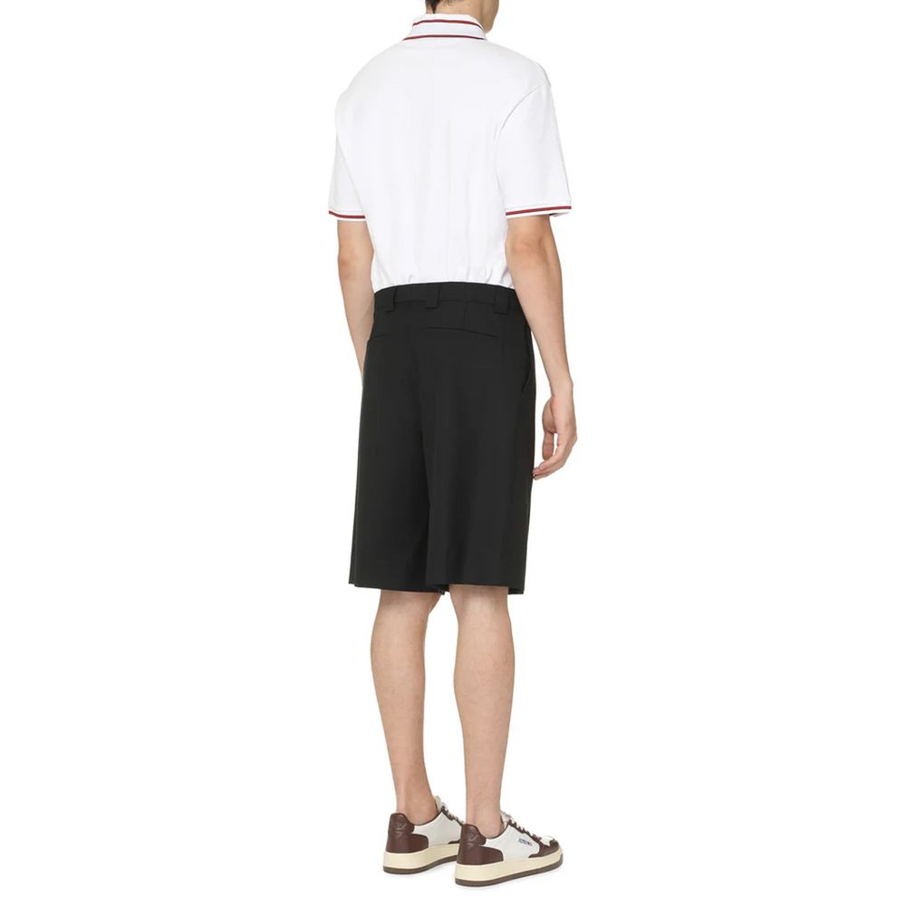 Shorts Bermudas Gucci Noir en Polyester