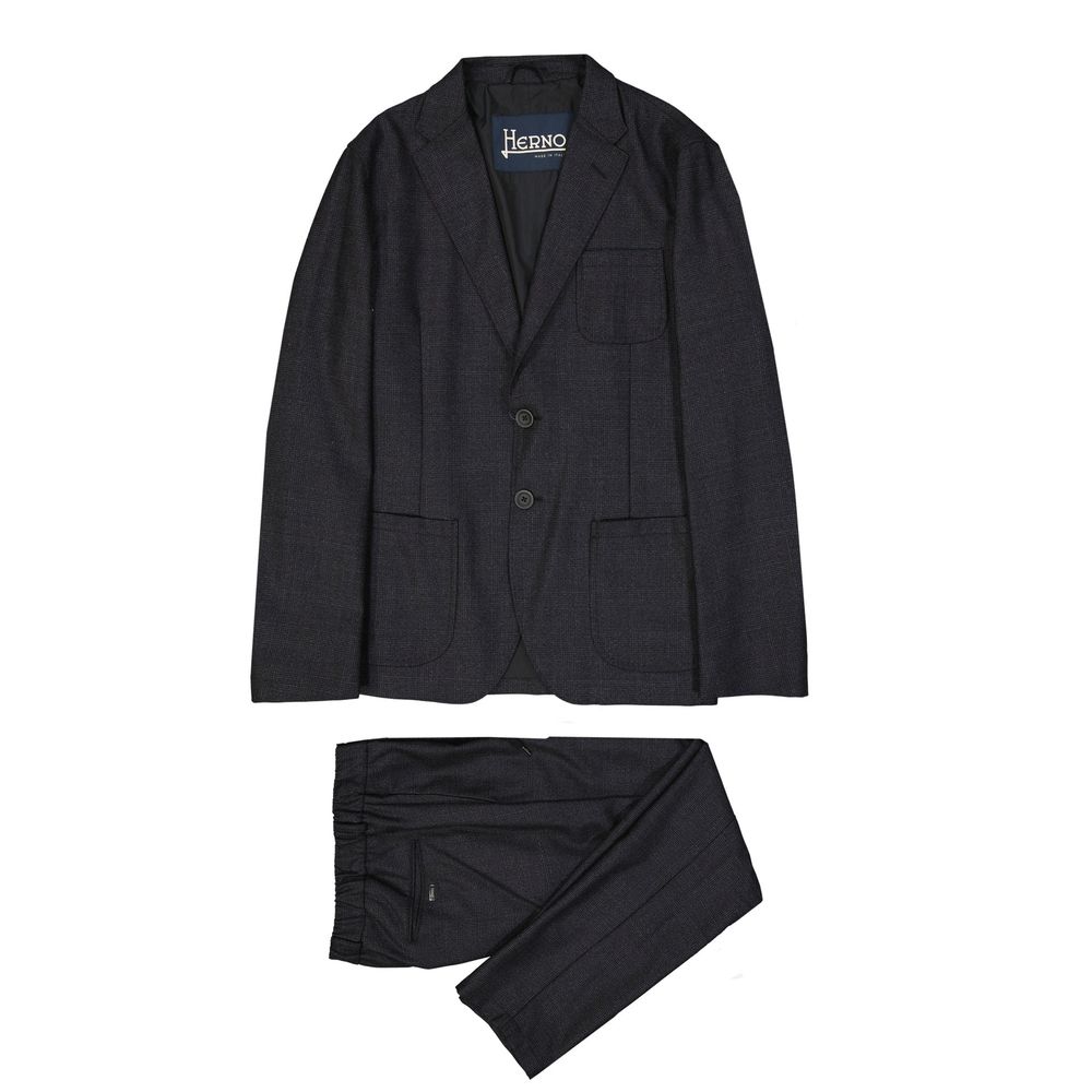 Herno Grey Casual Pants for Men detail view