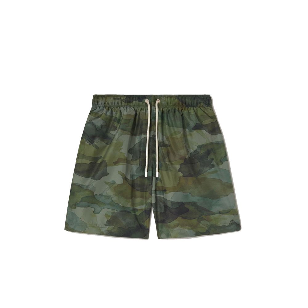 Short de bain bicolore en polyester Palm Angels