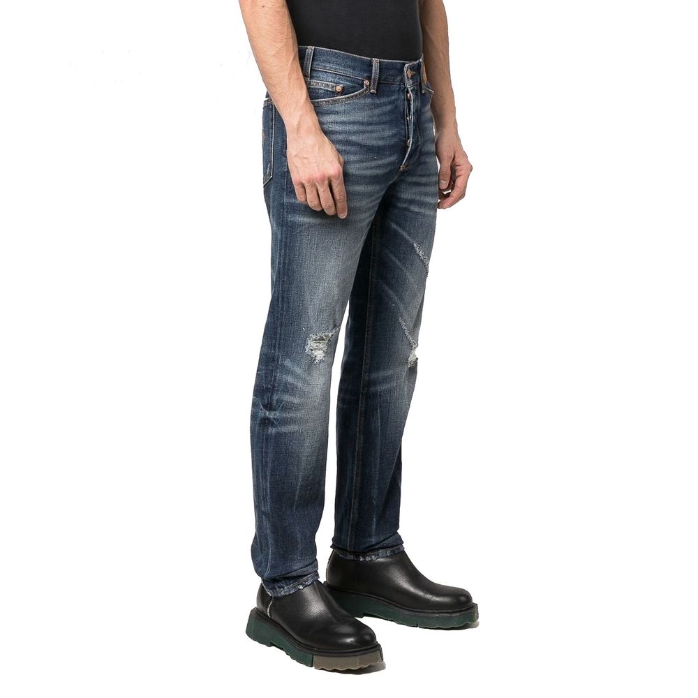 Palm Angels Blue Straight Leg Jeans for Men alternate view