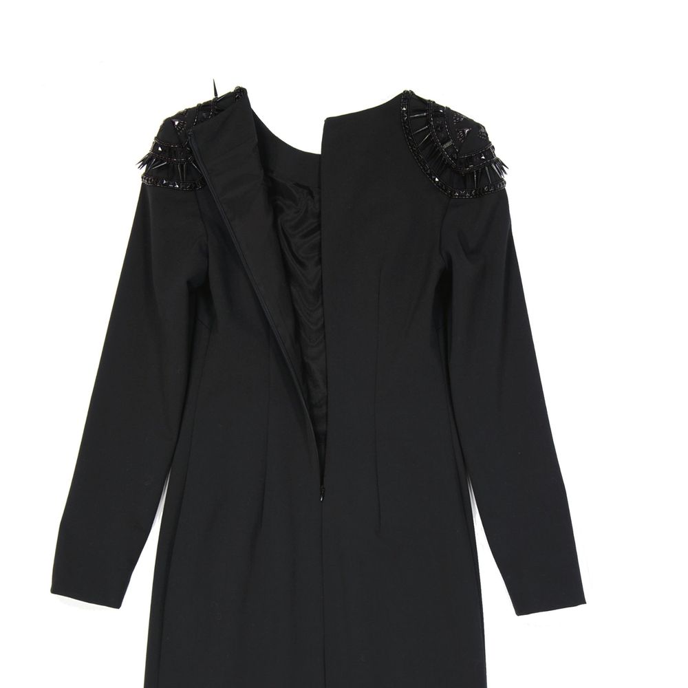 Alberta Ferretti Black Casual Dress for Women detail view