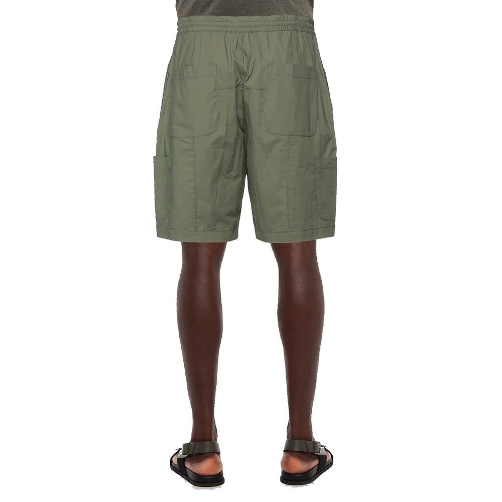 Ambush Bicolor Cotton Bermuda Shorts