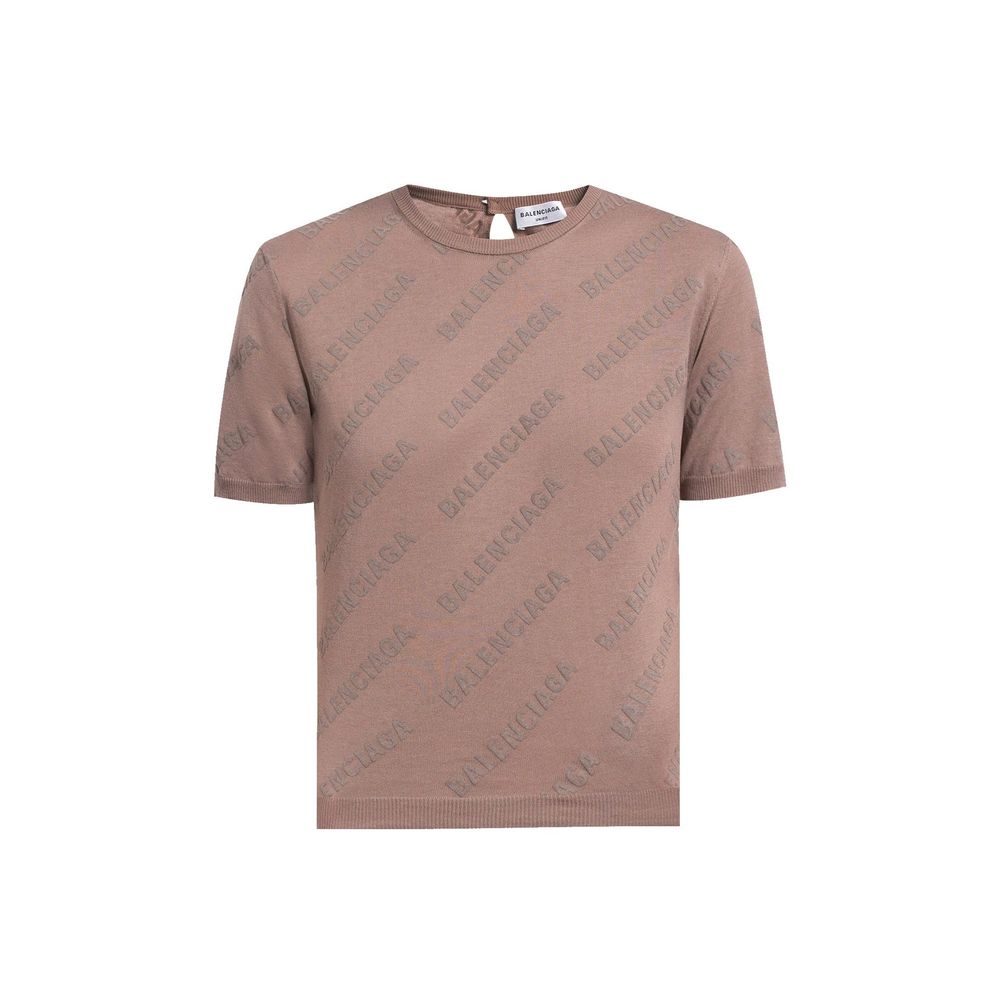 Débardeurs Balenciaga en coton marron