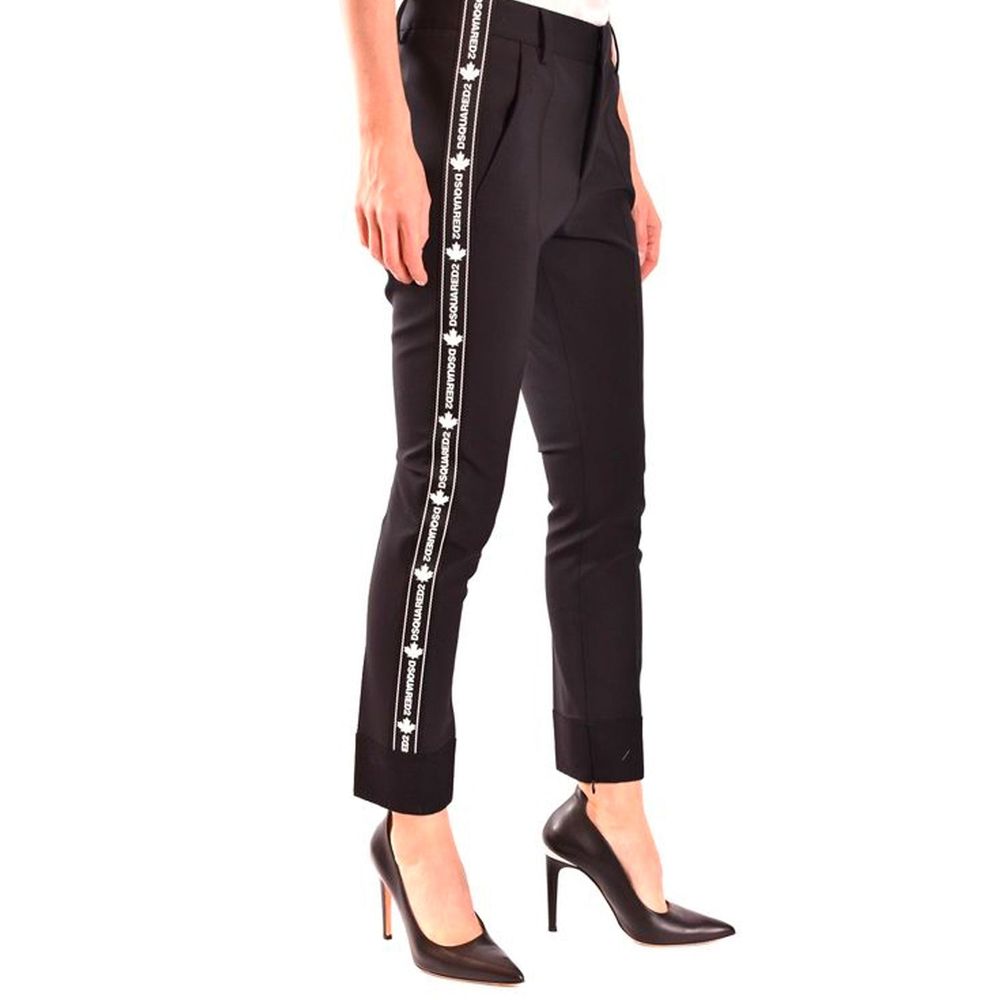 Dsquared² Black Dress Pants for Women detail view