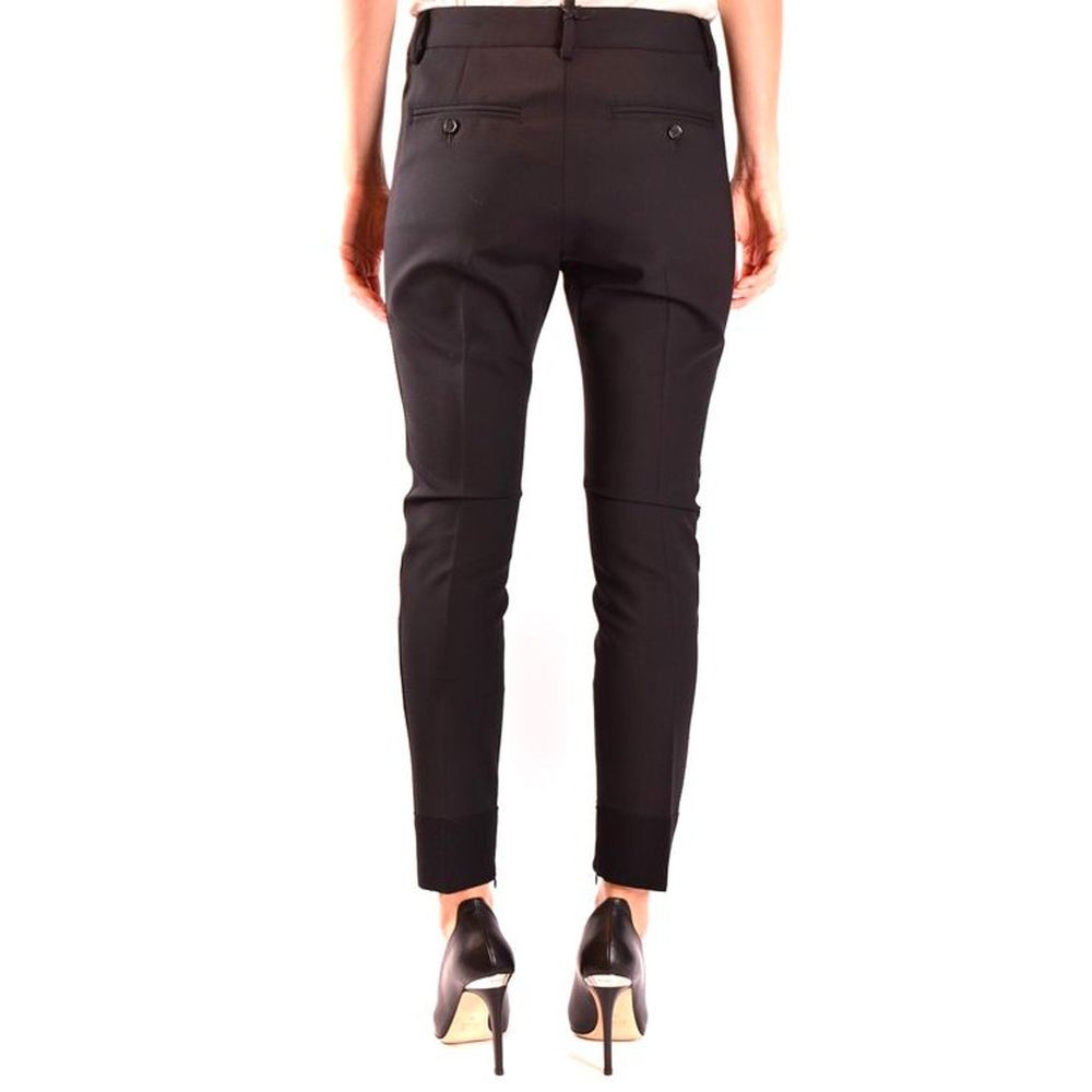 Dsquared² Black Dress Pants for Women side view
