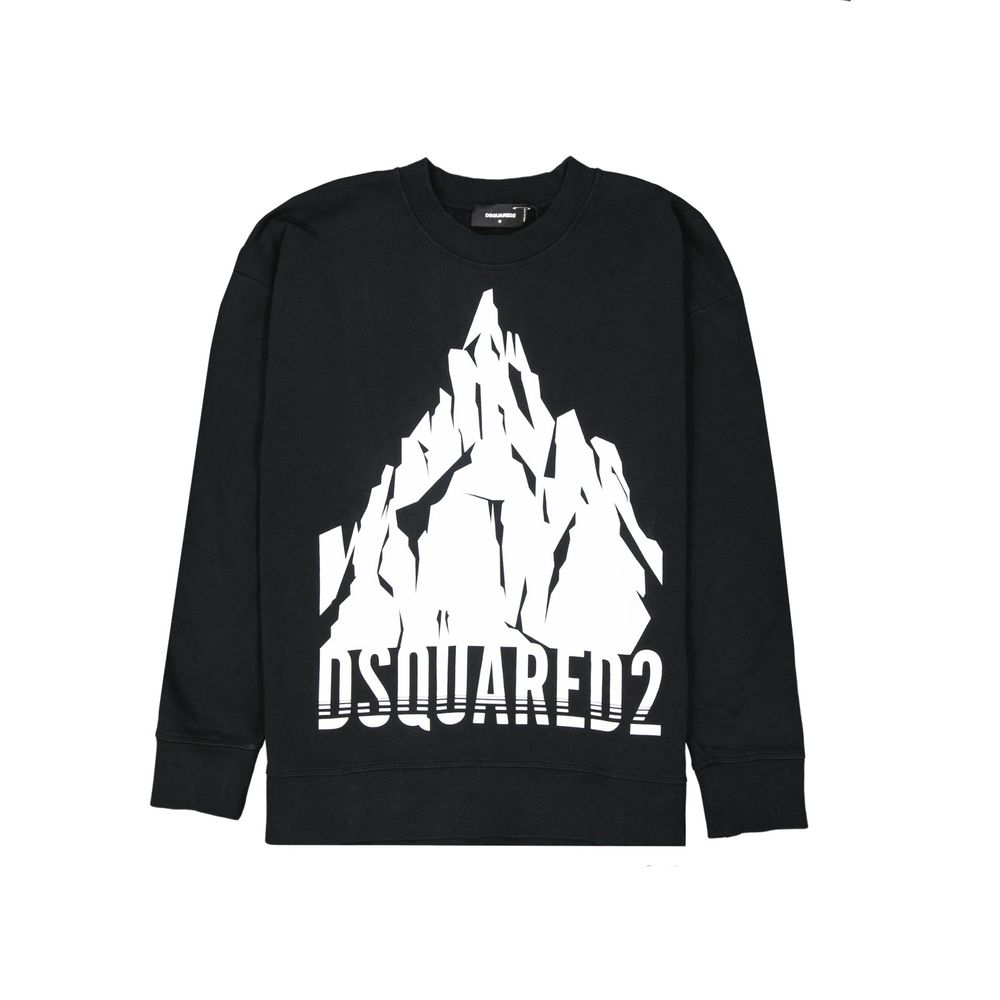 Sweat-shirt Dsquared² en coton noir