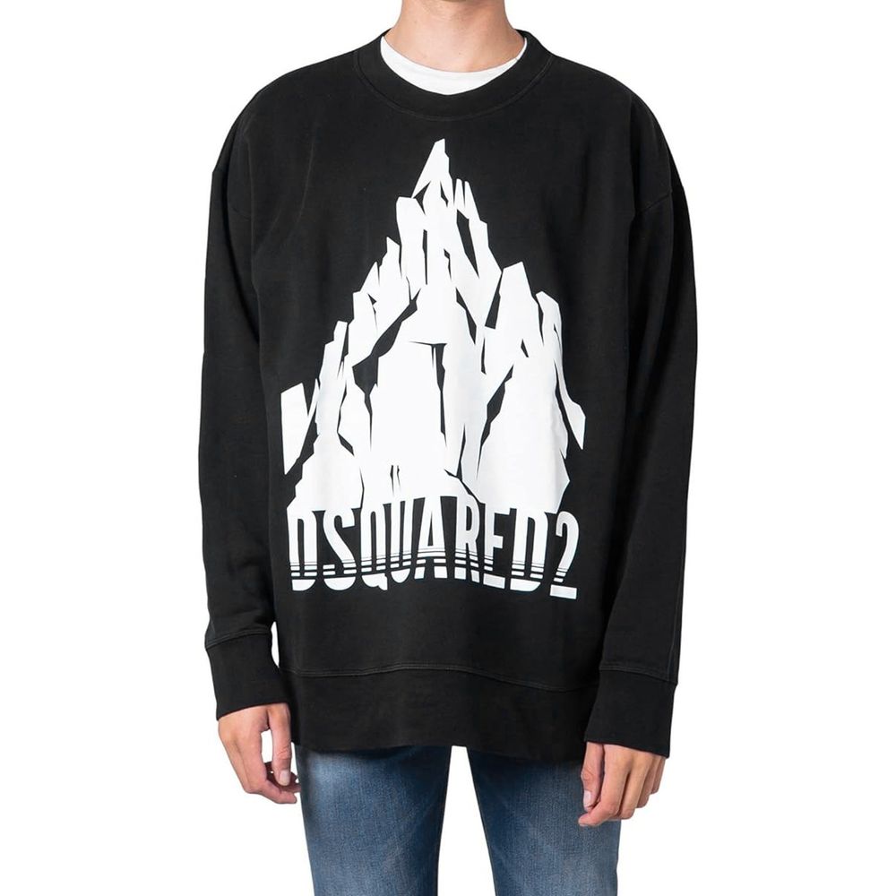 Sweat-shirt Dsquared² en coton noir