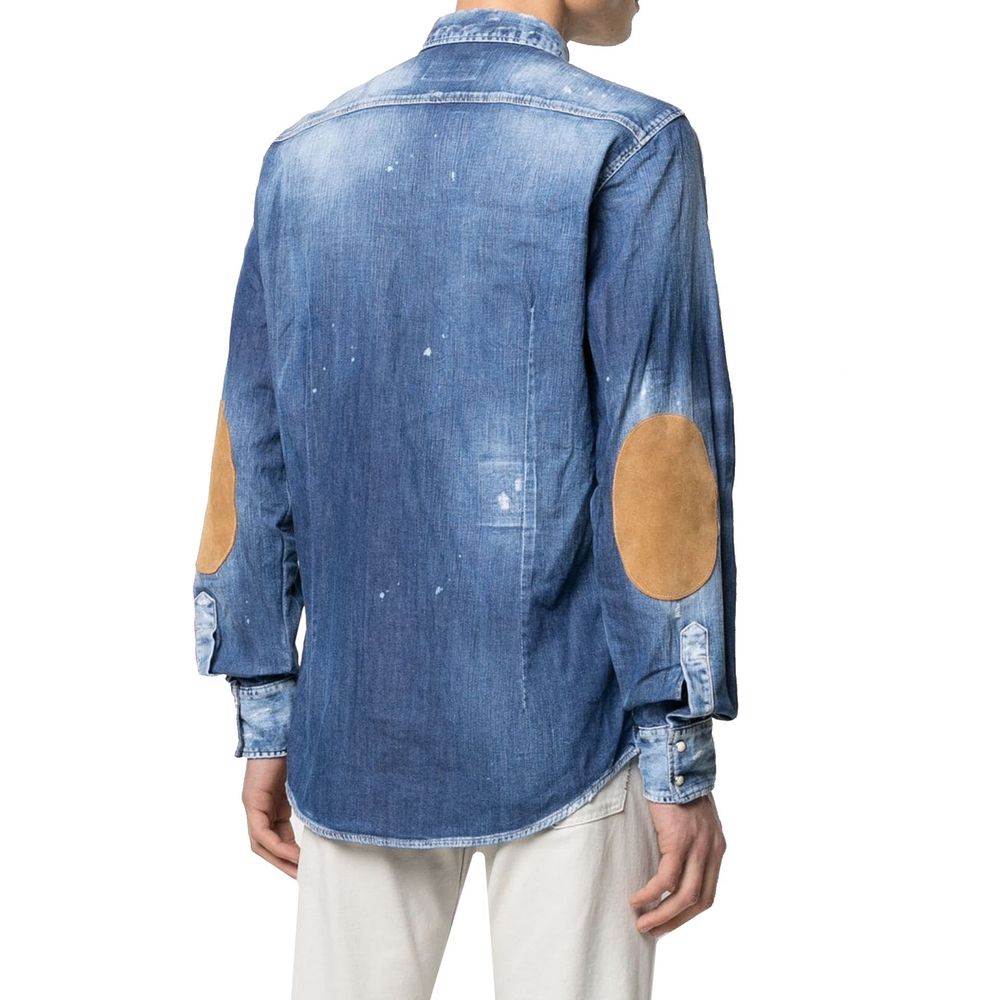 Chemise en jean bleue Dsquared²