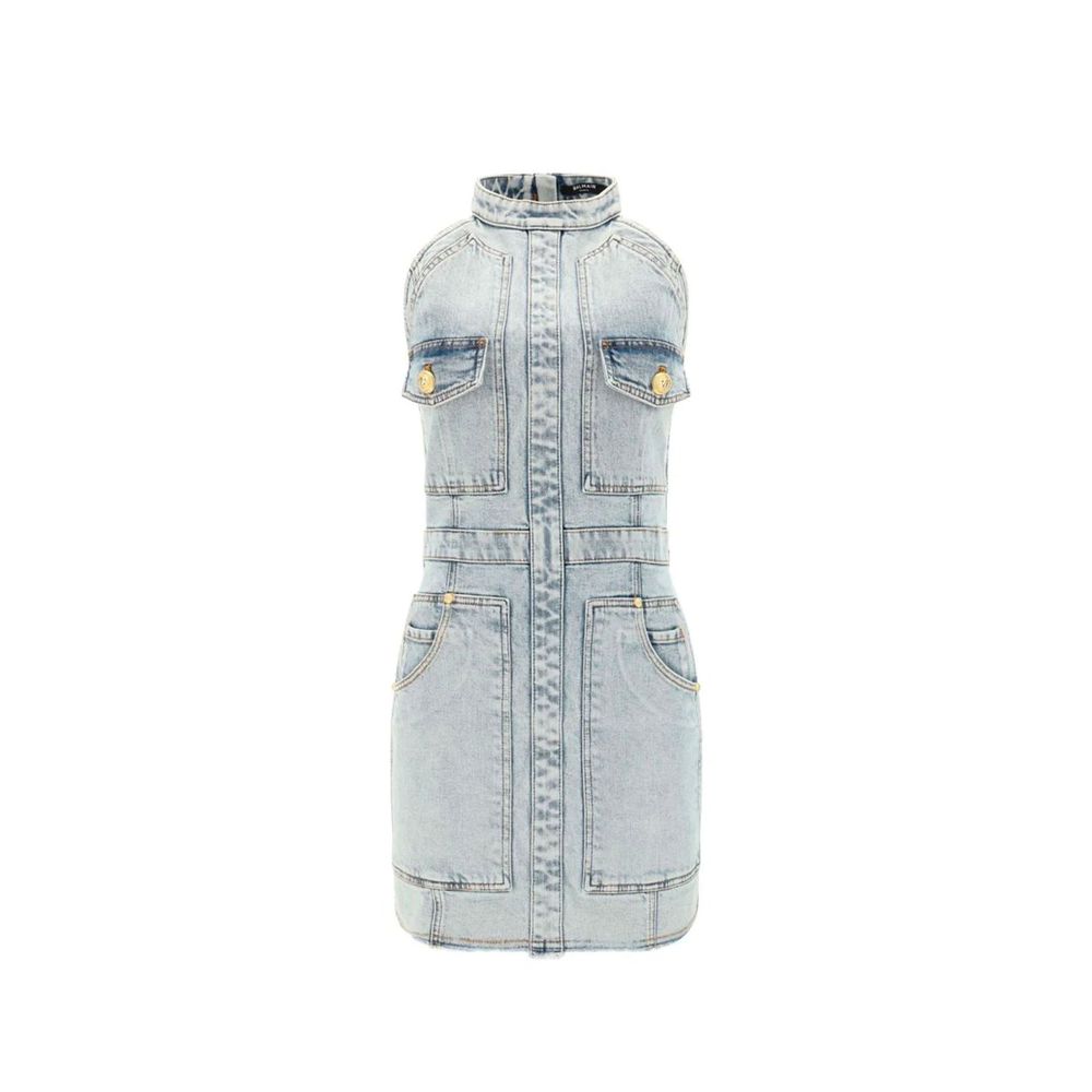 Balmain Blue Casual Dress for Women