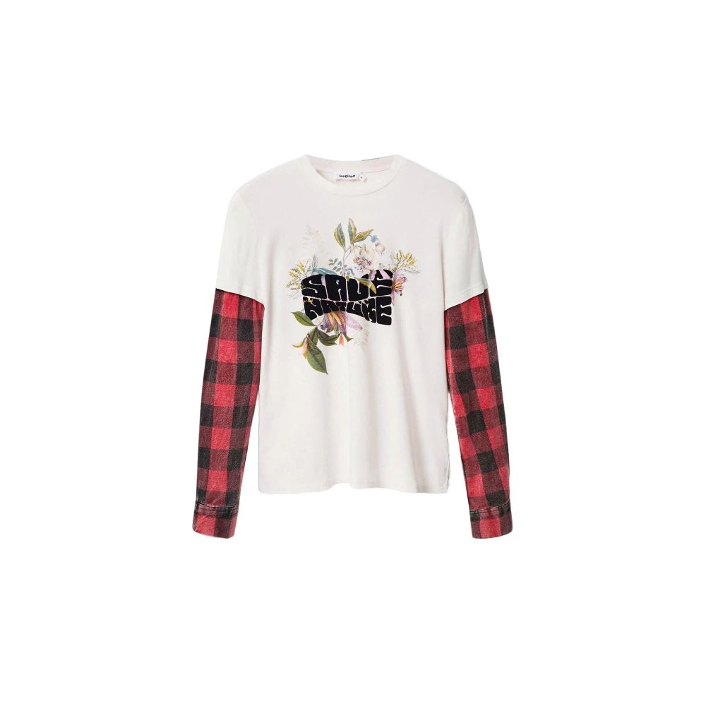 Desigual White T-Shirt for Women
