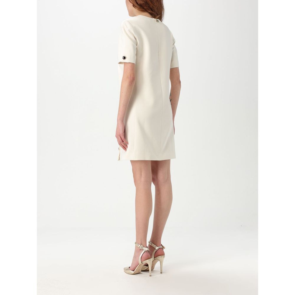 Robe décontractée en polyester avec perles Twinset