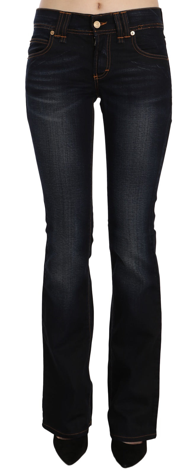 John Galliano Blue Bootcut Jeans for Women