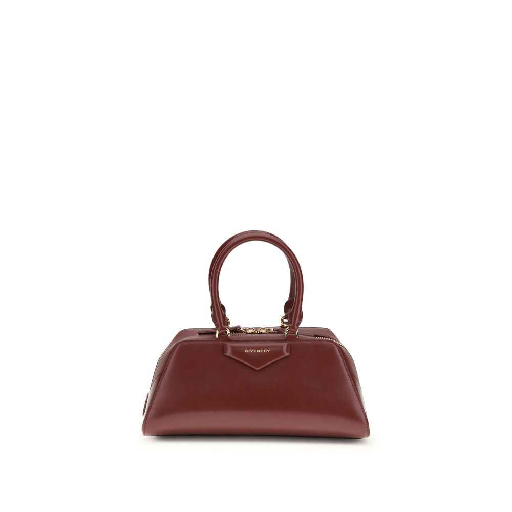 Sac à main Givenchy en cuir de veau Bordeaux Bos Taurus