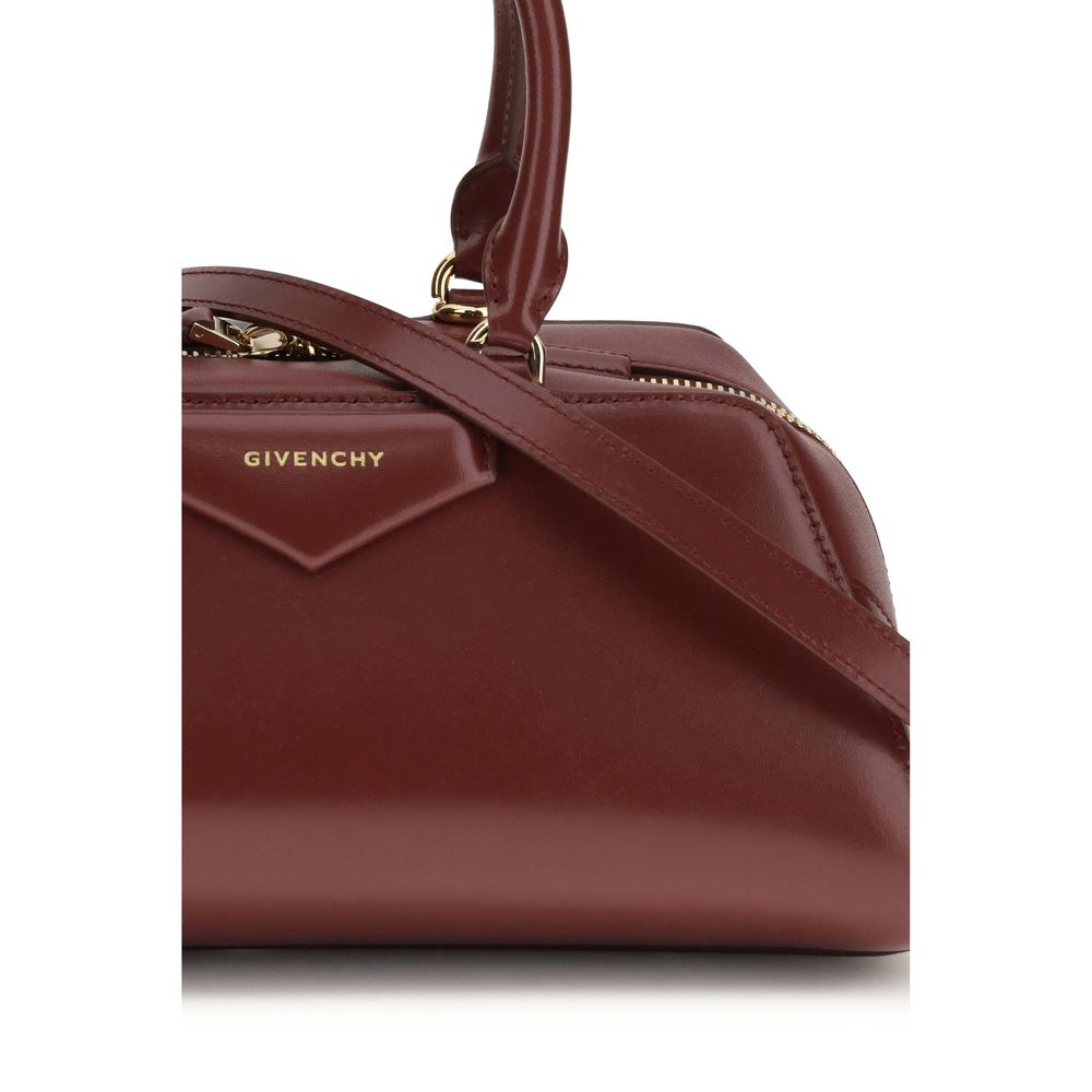 Sac à main Givenchy en cuir de veau Bordeaux Bos Taurus