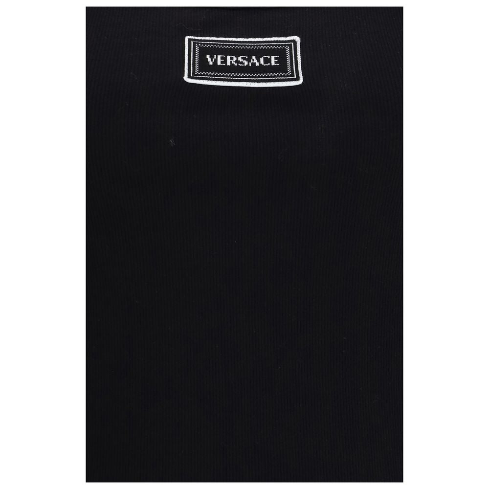 Versace Black Tank Tops T for Women detail view
