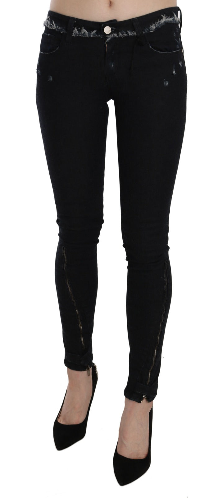 Costume National Black Skinny Jeans for Women alternate view