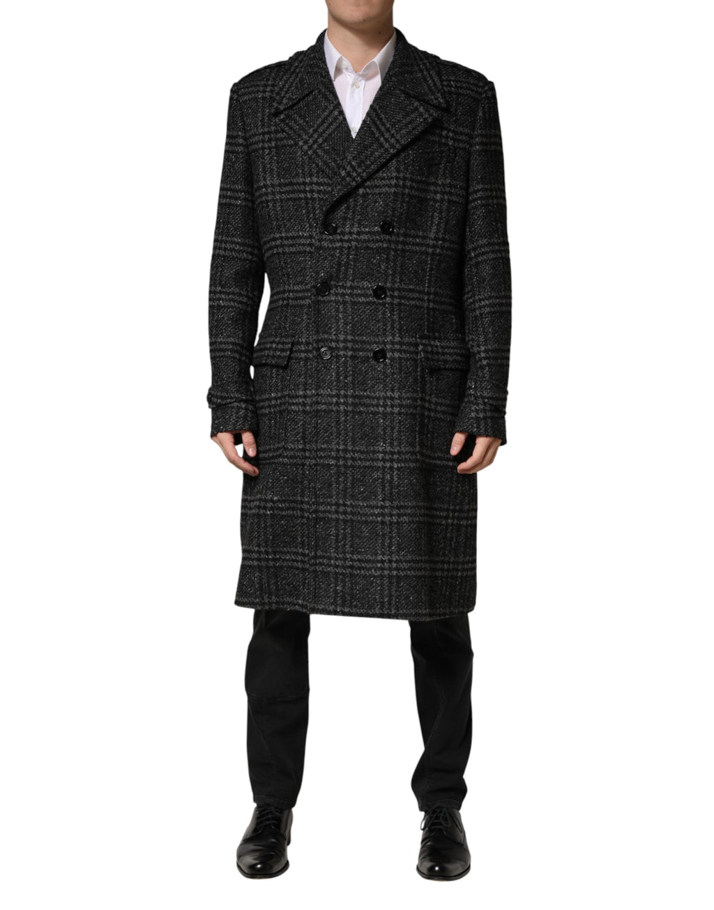 Dolce & Gabbana Grey Trench Coats for Men alternate view