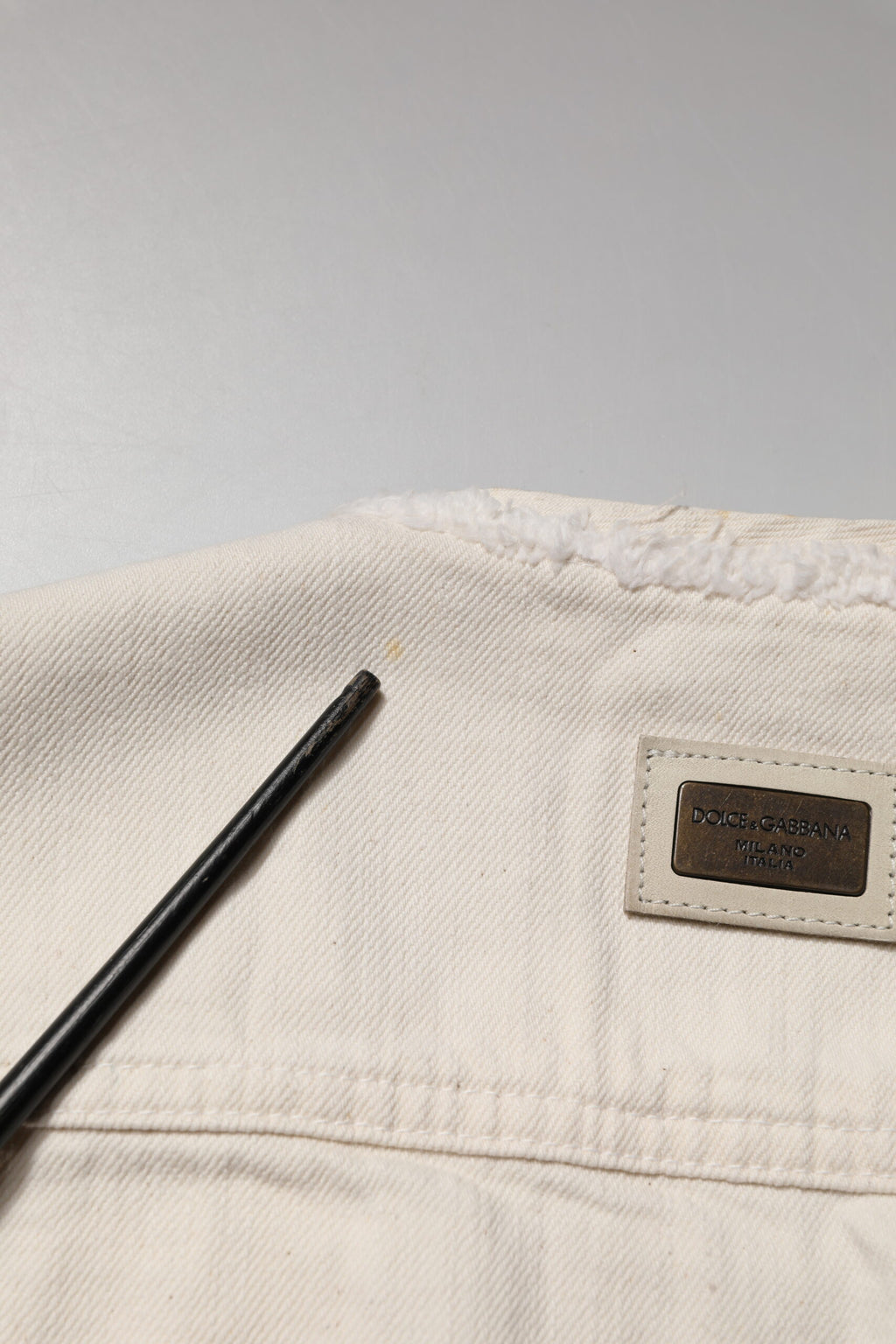 Dolce & Gabbana White Denim Jackets for Men additional view