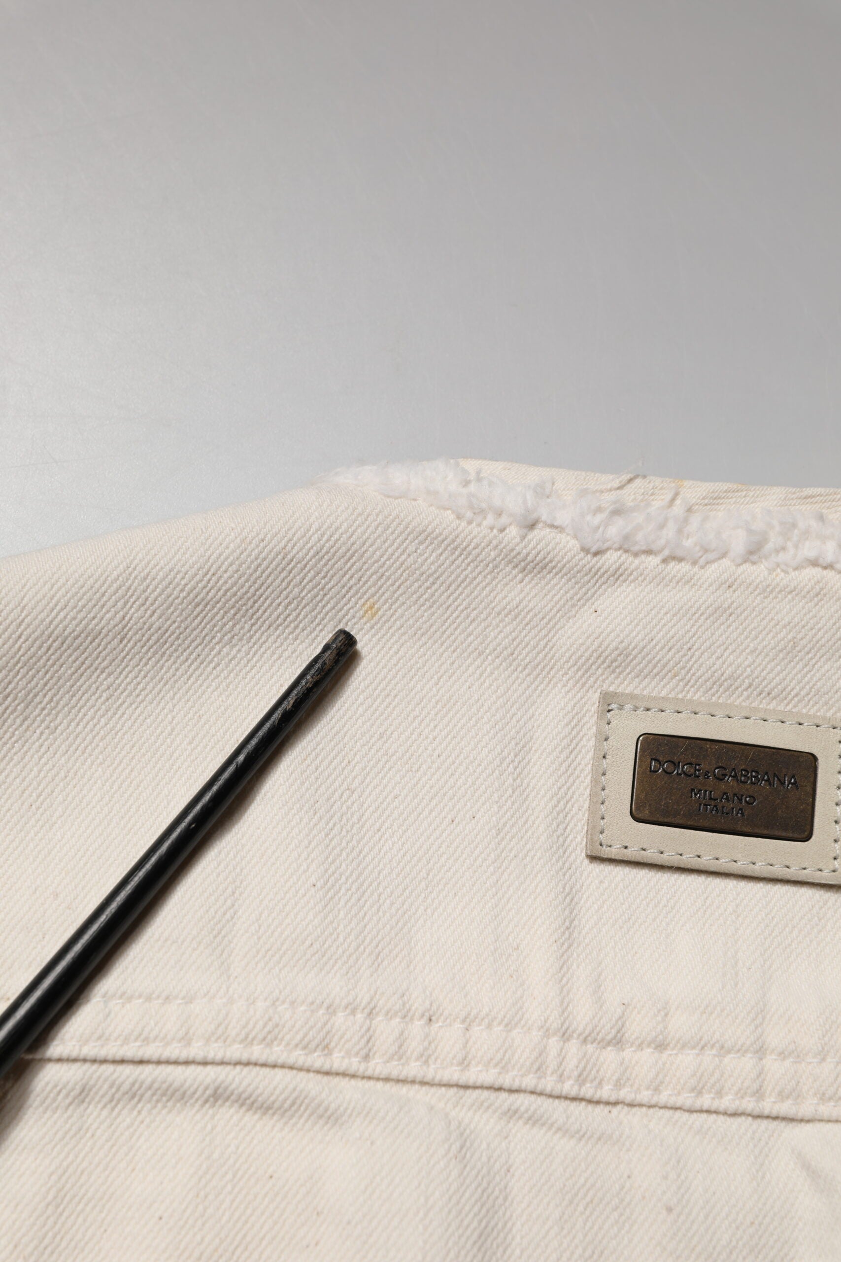 Dolce & Gabbana White Denim Jackets for Men additional view