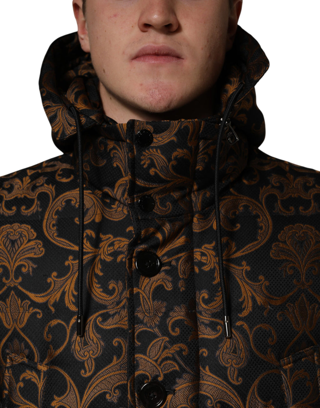 Dolce & Gabbana Black Full Length Jacket for Men additional view
