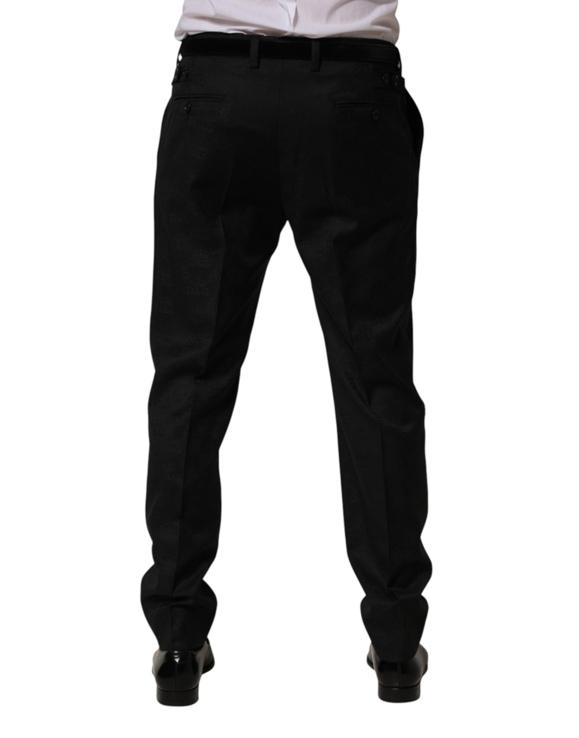 Dolce & Gabbana Black Dress Pants for Men side view