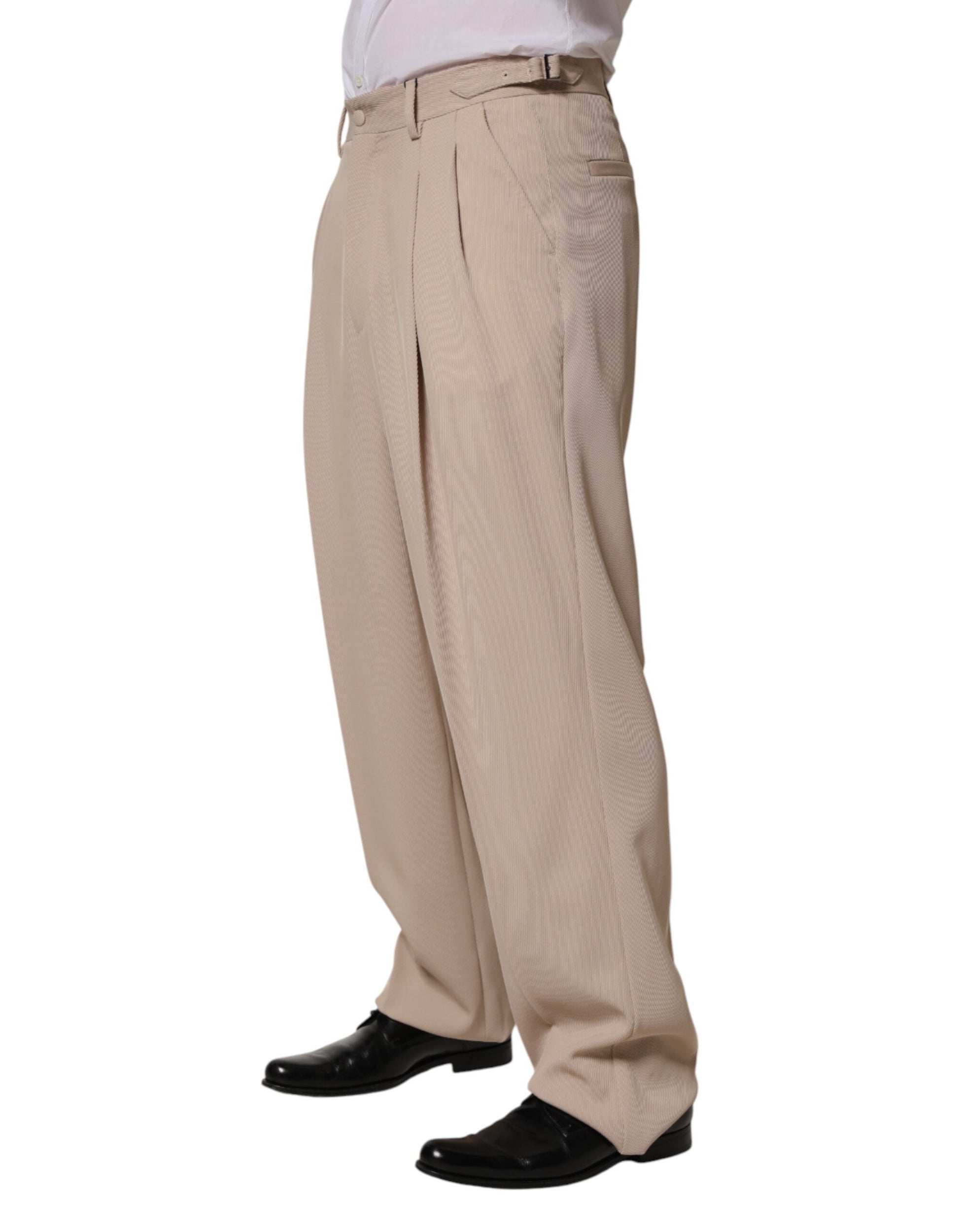 Dolce & Gabbana Beige Dress Pants for Men detail view