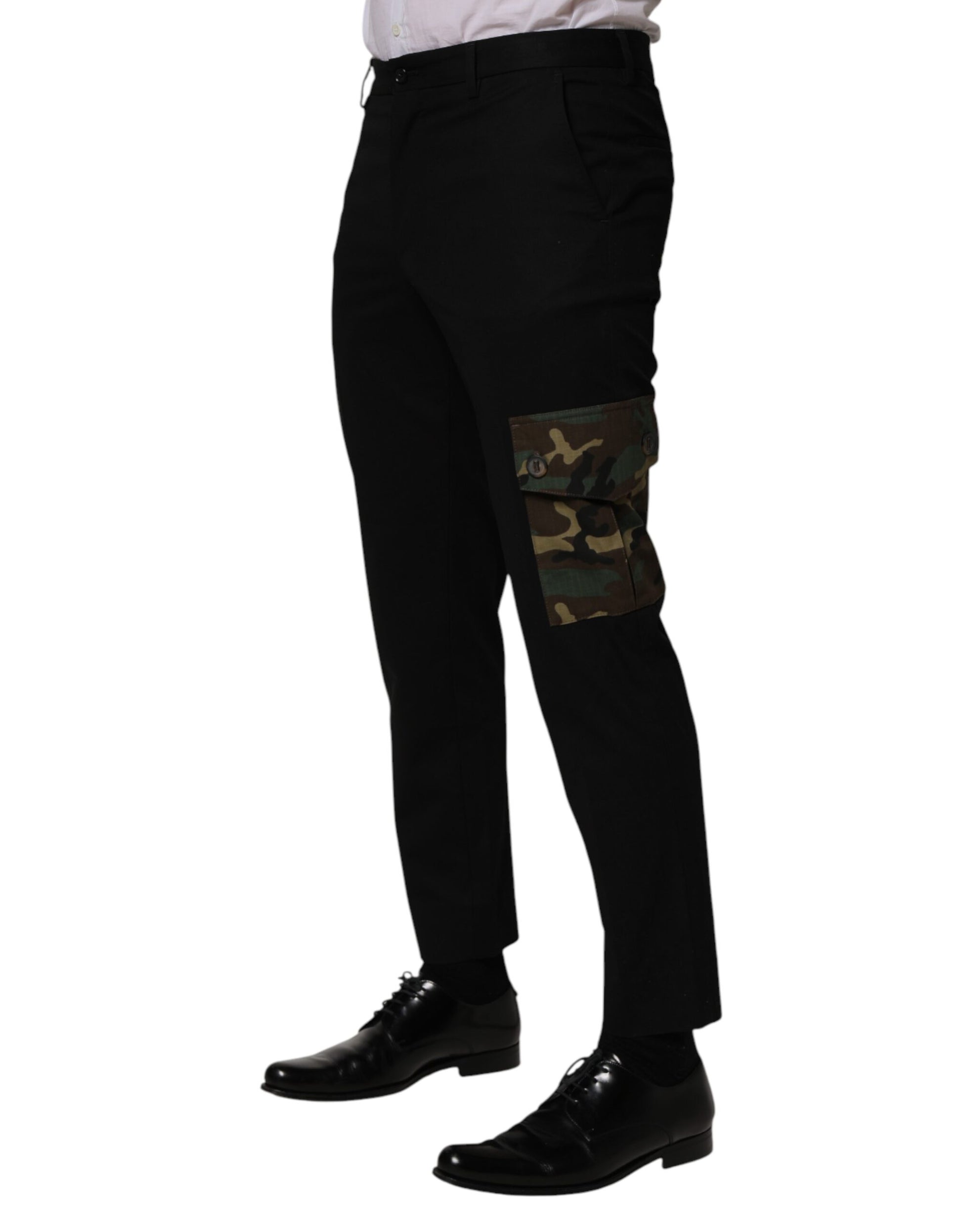 Dolce & Gabbana Black Dress Pants for Men detail view