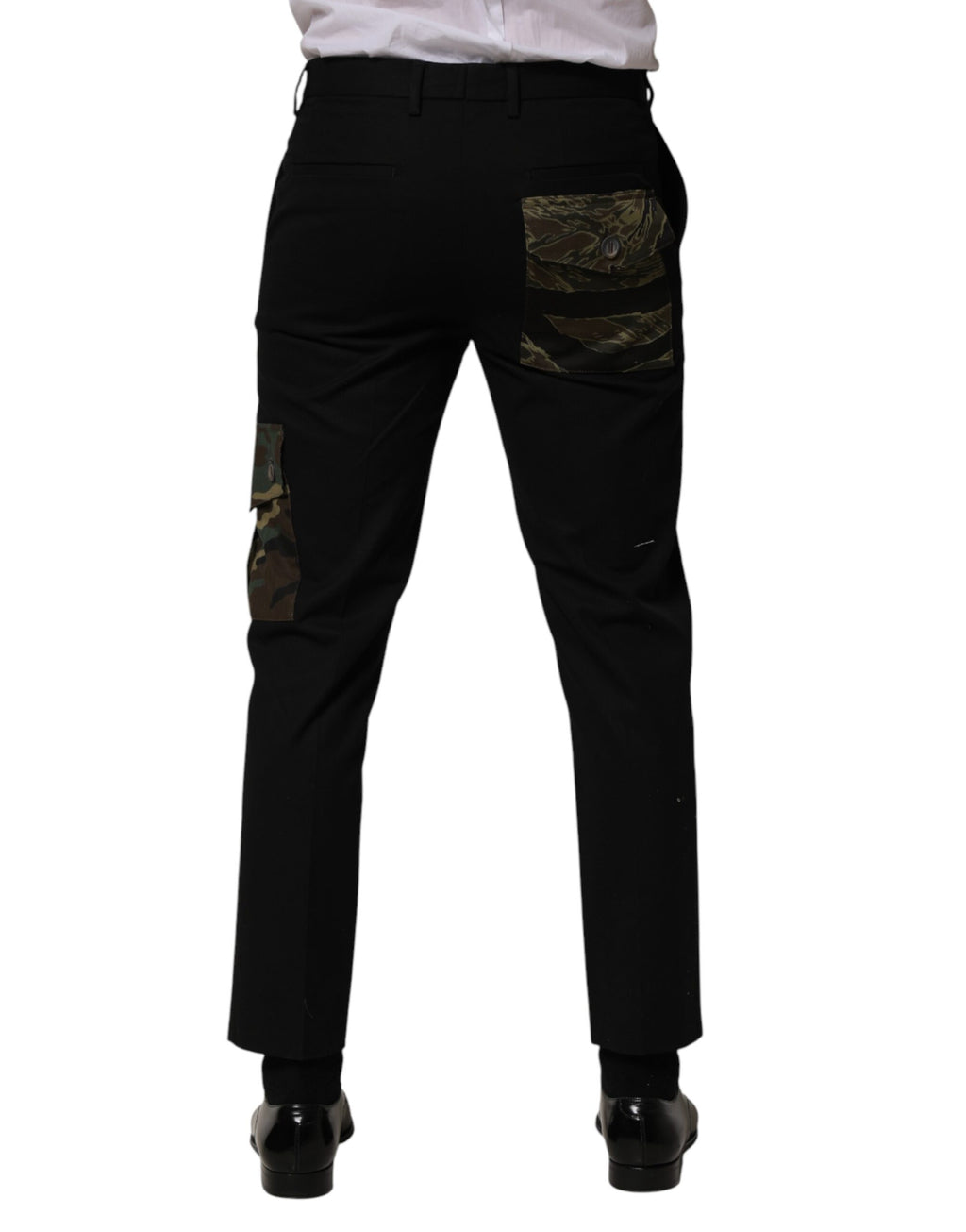 Dolce & Gabbana Black Dress Pants for Men side view