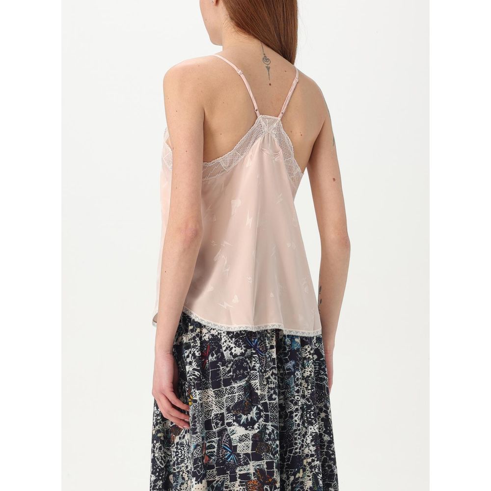 Zadig & Voltaire Multicolor Polyester Satin Top