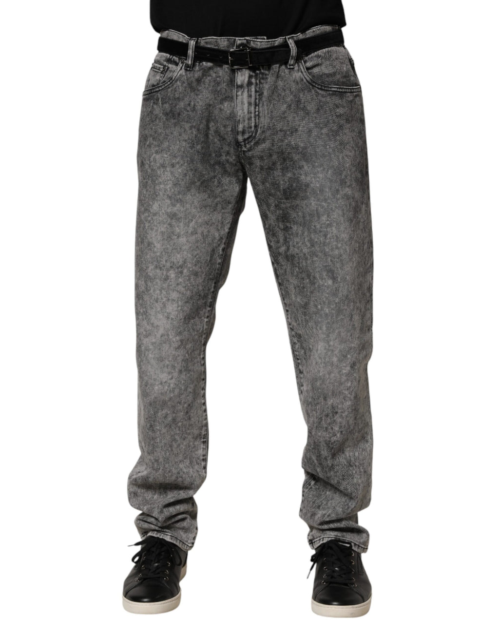 Dolce & Gabbana Grey Straight Leg Jeans for Men