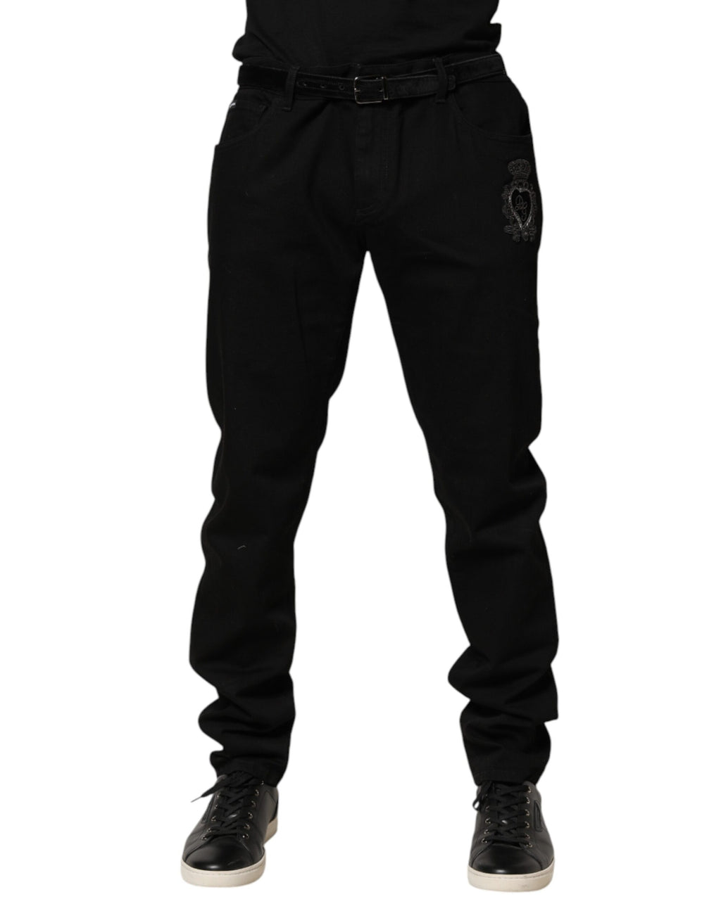 Dolce & Gabbana Black Skinny Jeans for Men alternate view