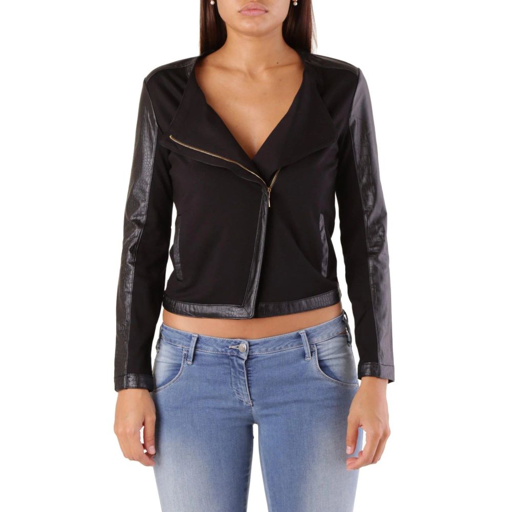 Met Black Viscose Biker Jacket