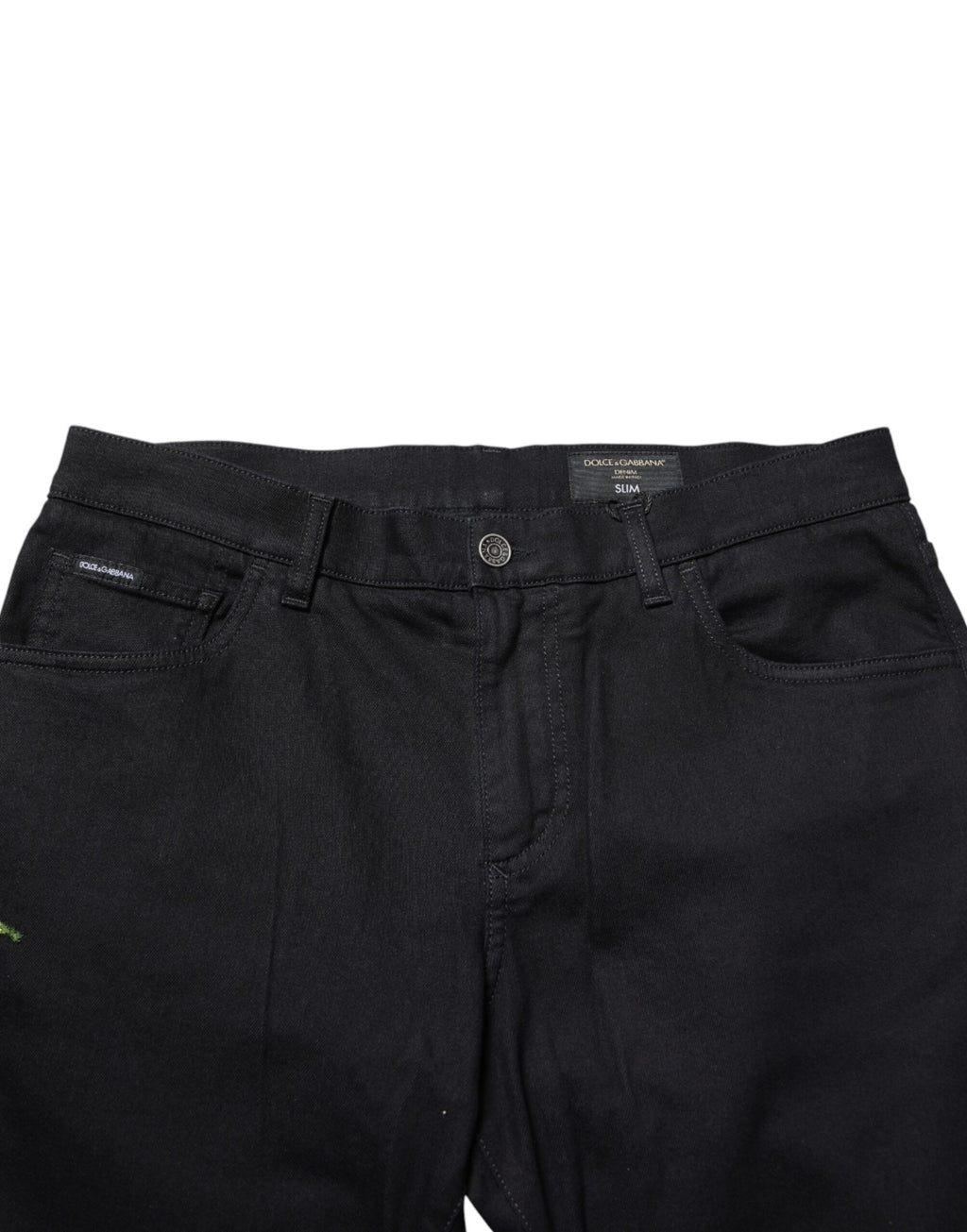 Dolce & Gabbana Black Skinny Jeans for Men additional view