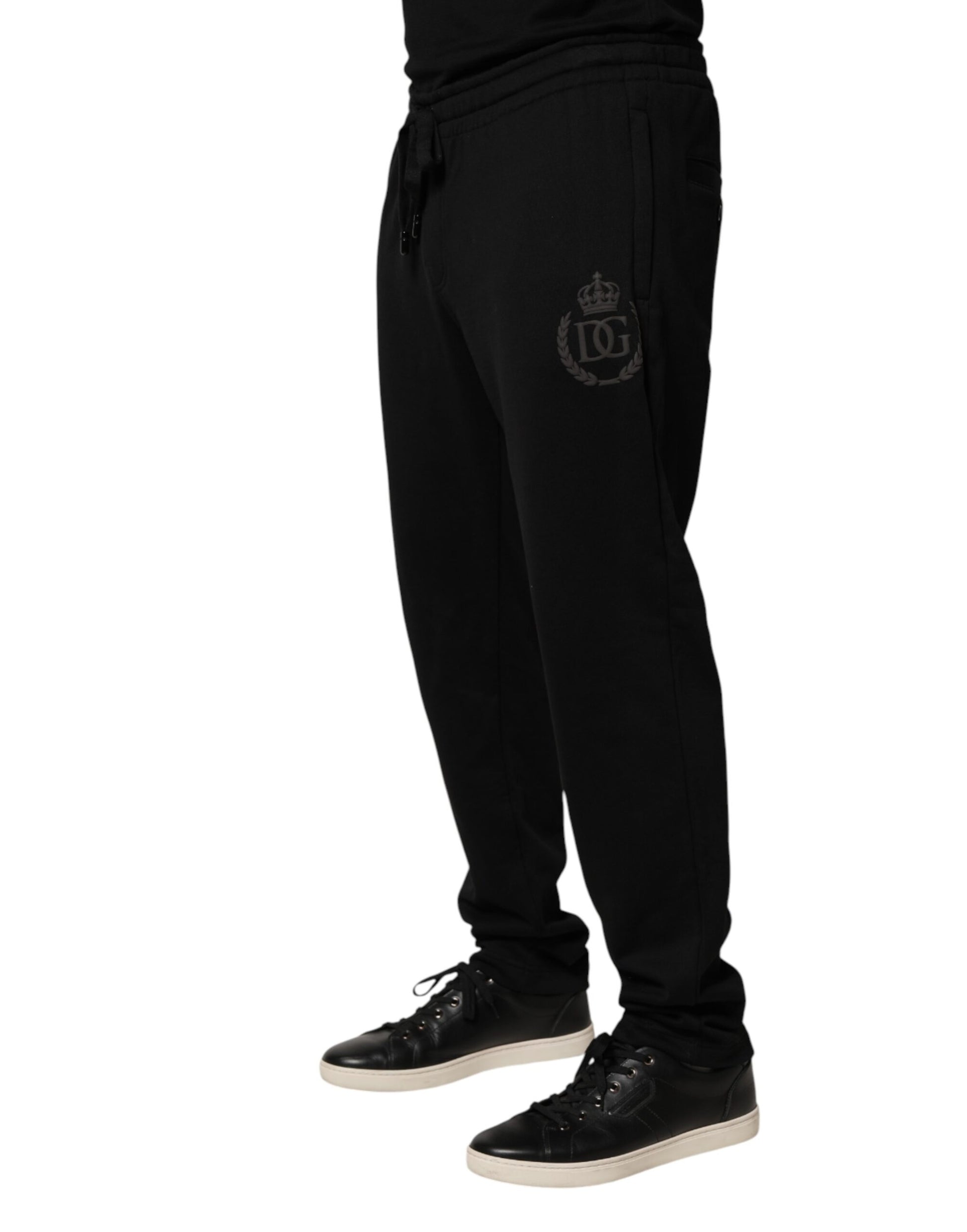 Dolce & Gabbana Black Skinny Pants for Men detail view