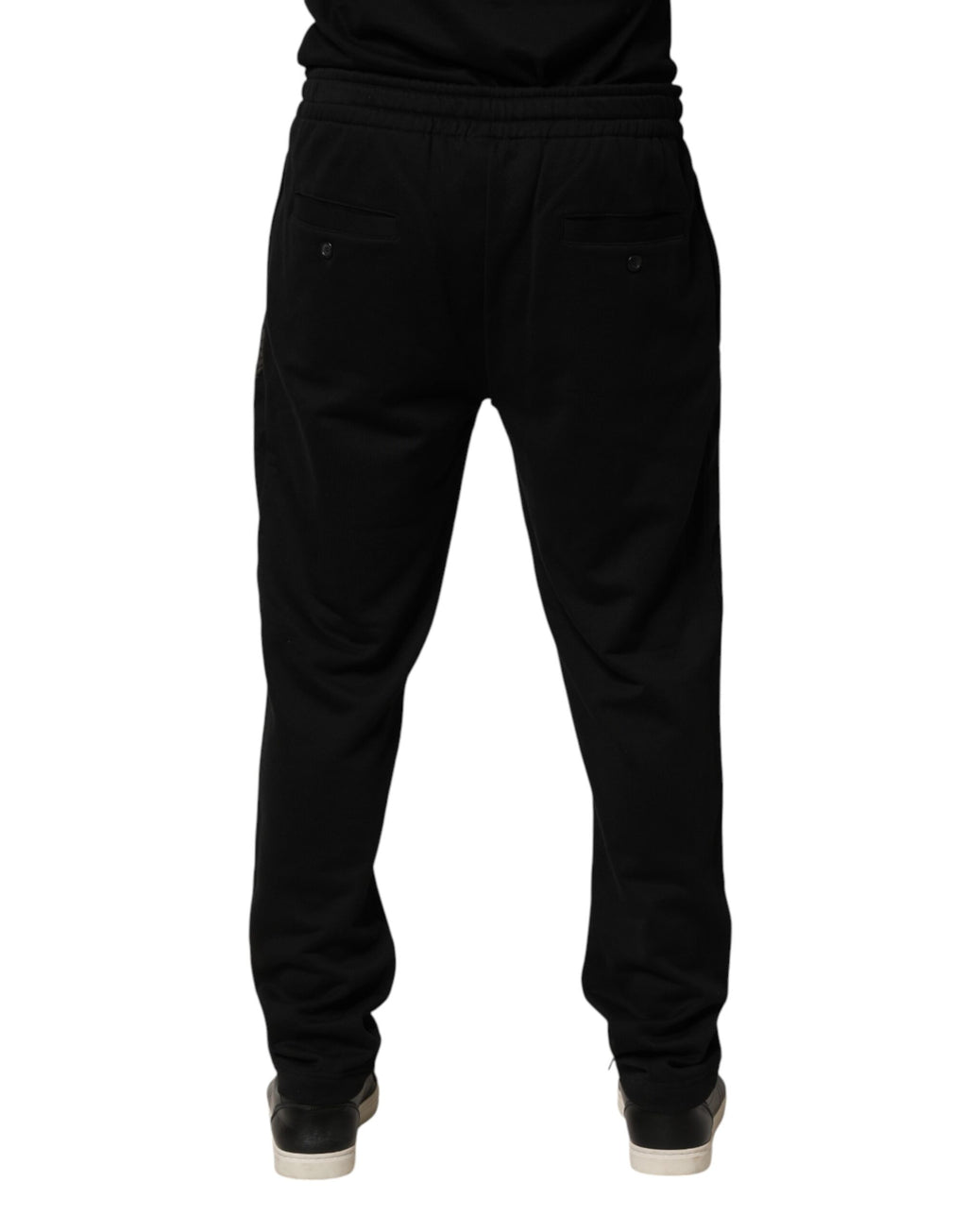 Dolce & Gabbana Black Skinny Pants for Men side view