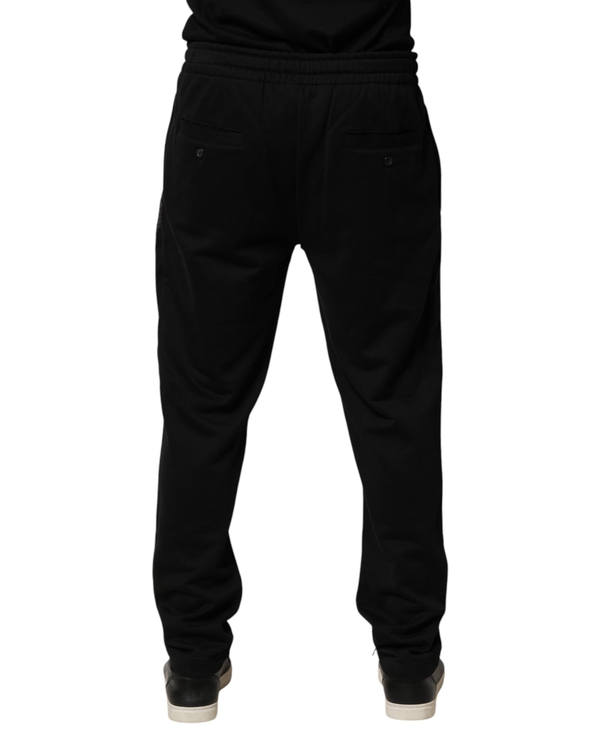 Dolce & Gabbana Black Skinny Pants for Men side view