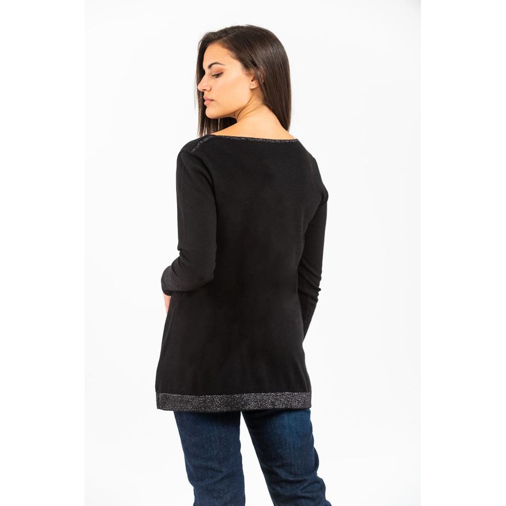 Pull en cachemire noir Gas
