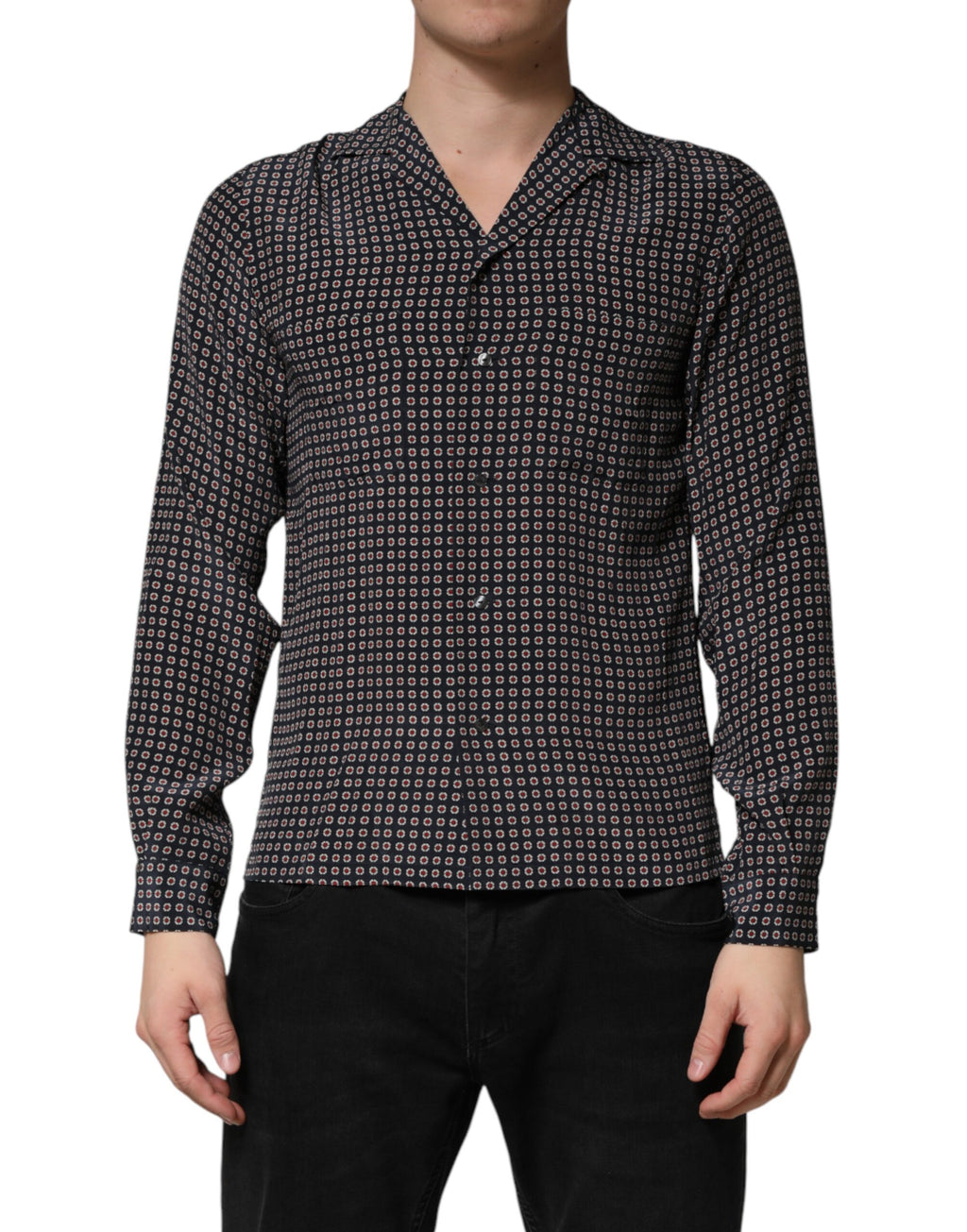 Dolce & Gabbana Black Long Sleeve T-Shirt for Men alternate view