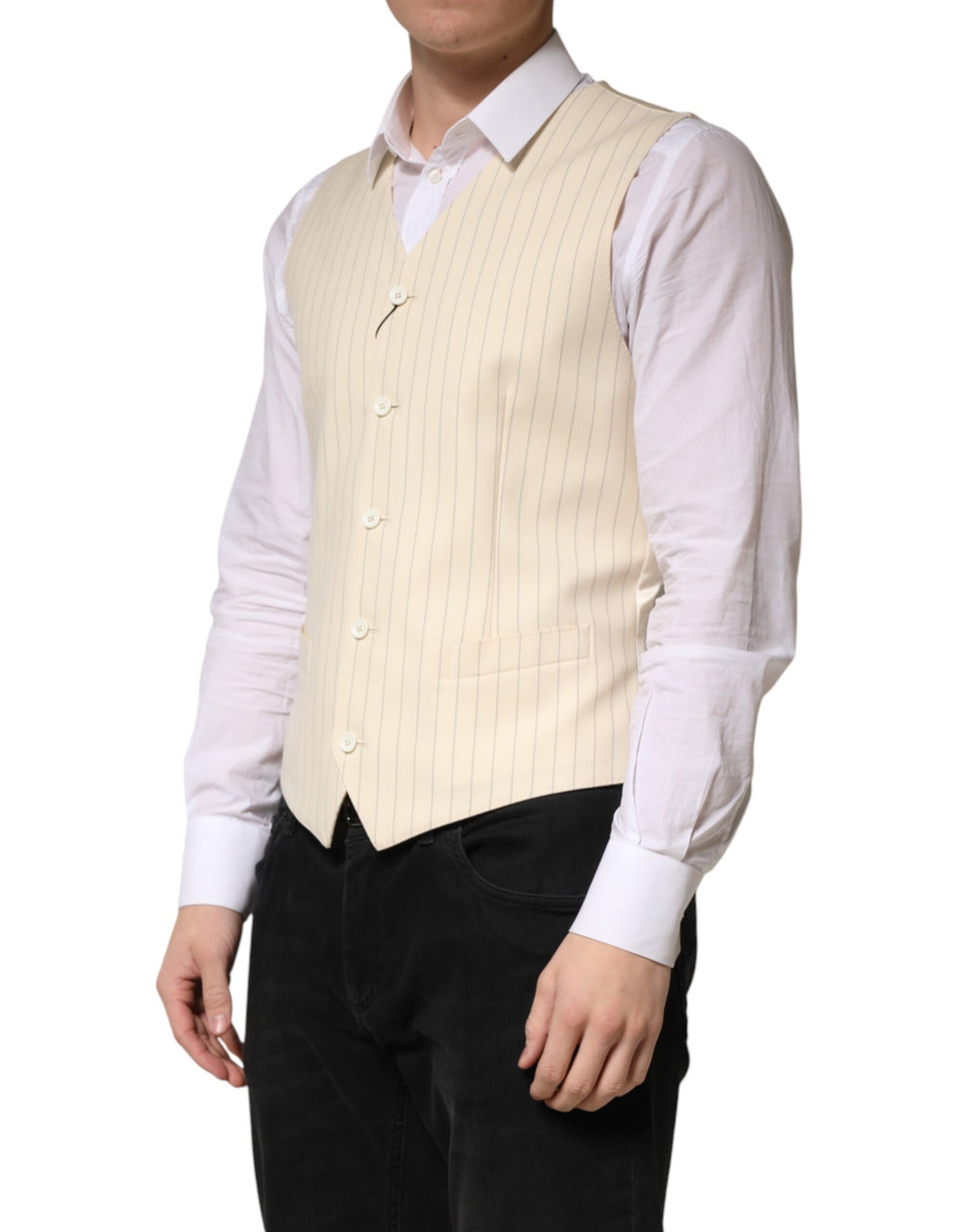 Dolce & Gabbana Beige Waistcoats for Men detail view