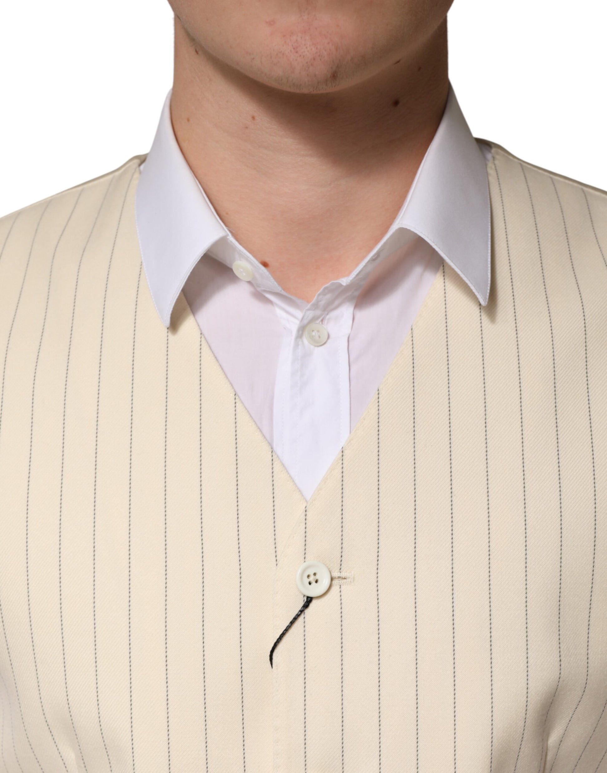 Dolce & Gabbana Beige Waistcoats for Men additional view