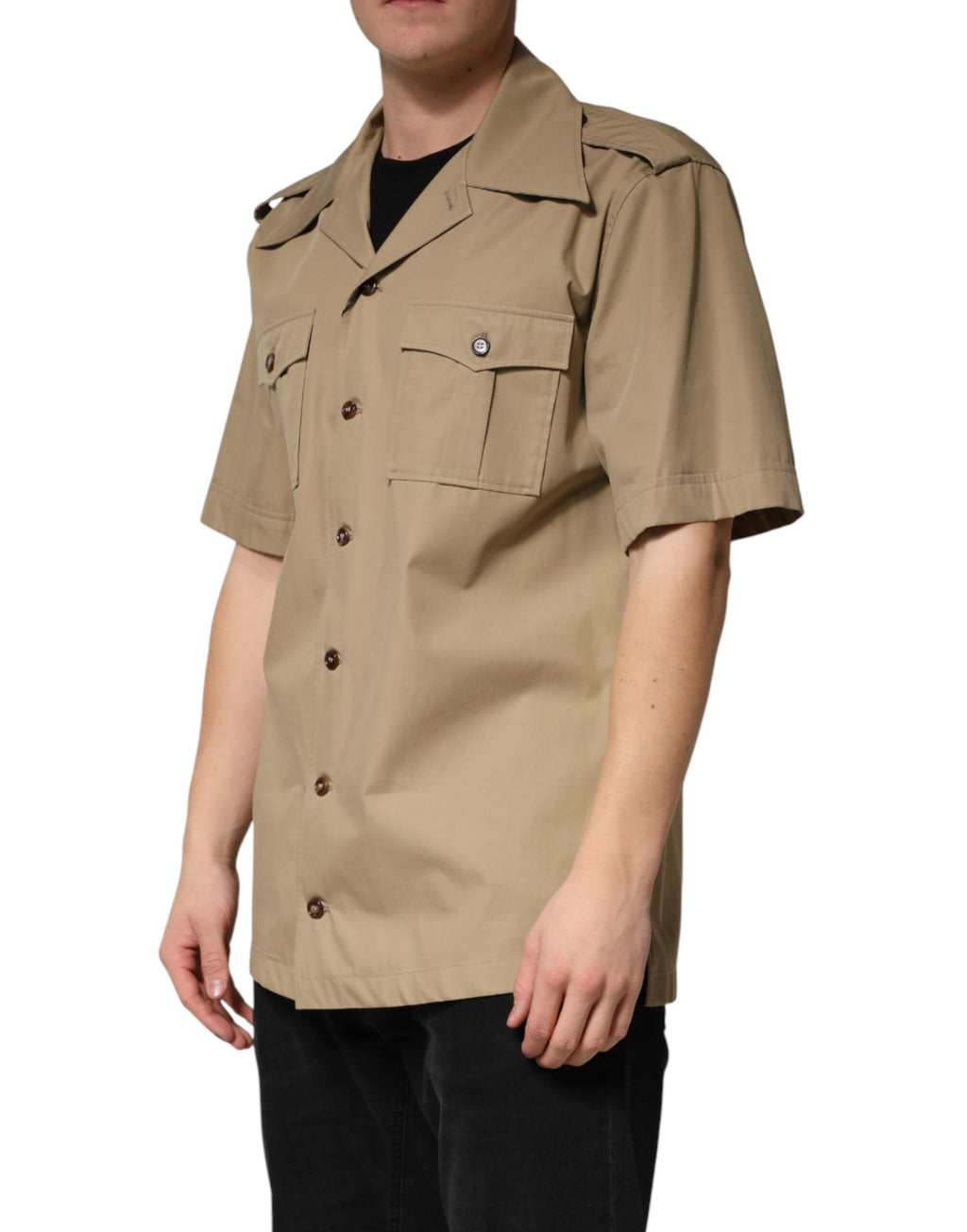 Dolce & Gabbana Brown Shortsleeve for Men detail view